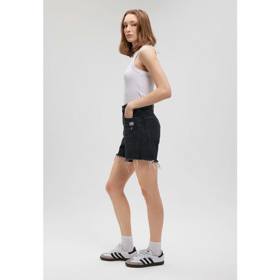 Mavi Millie Smoke 90S Relaxed Fit Shorts  