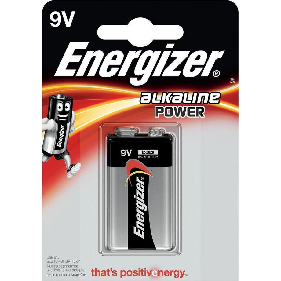 Energizer  ENERGIZER Batterie 9V/6LR61 Alkaline Power 1er-Pack 