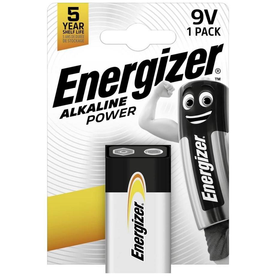 Energizer  ENERGIZER Batterie 9V/6LR61 Alkaline Power 1er-Pack 