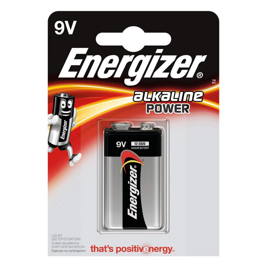 Energizer  ENERGIZER Batterie 9V/6LR61 Alkaline Power 1er-Pack 