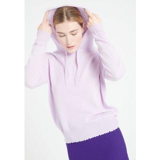 Studio Cashmere8  MIA 16 Hoodie mit ziselierten Abschlüssen - 100% Kaschmir 