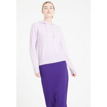 MIA 16 Hoodie mit ziselierten Abschlüssen - 100% Kaschmir