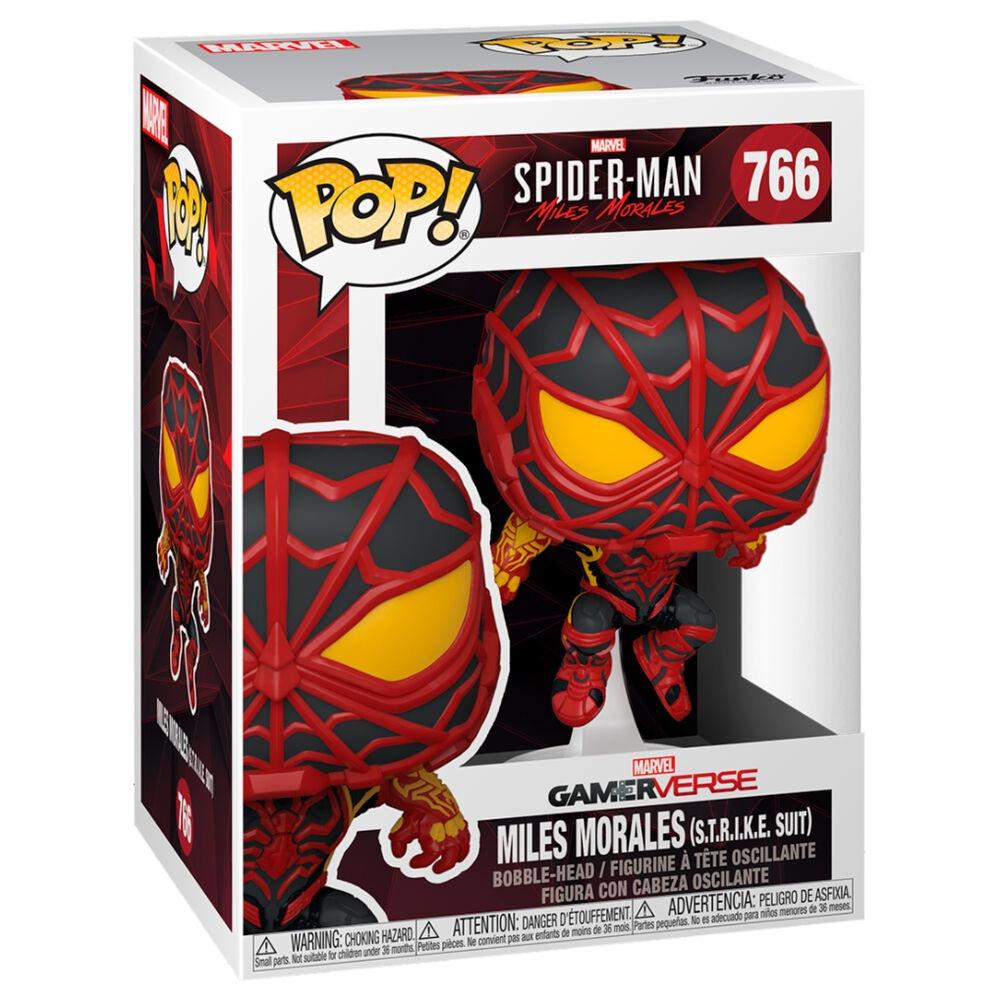 Funko  Figurine POP Marvel Spiderman Miles Morales S.T.R.I.K.E. Suit 