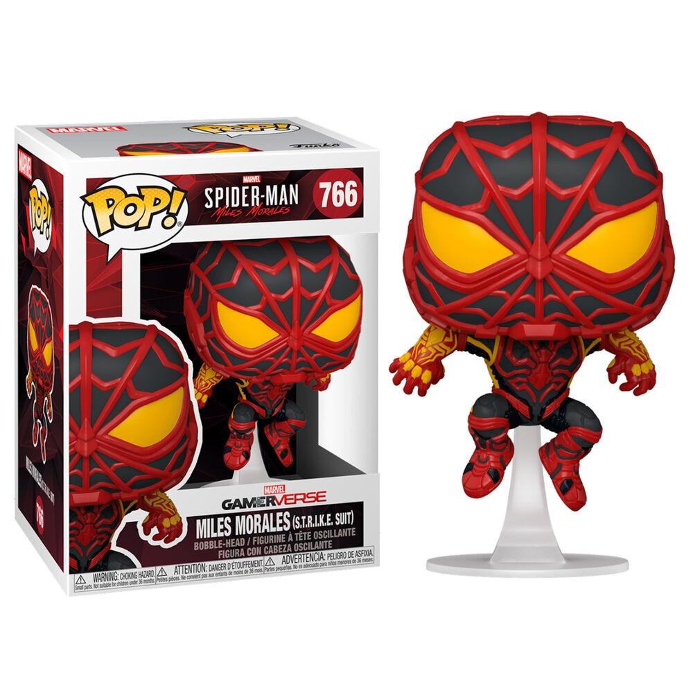 Funko  Figurine POP Marvel Spiderman Miles Morales S.T.R.I.K.E. Suit 