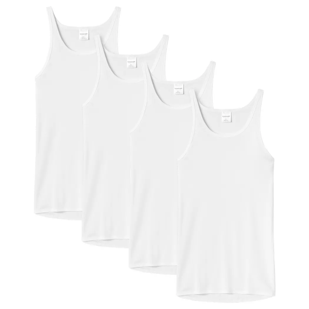 Schiesser Unterhemd "Unterhemd 4er Pack"