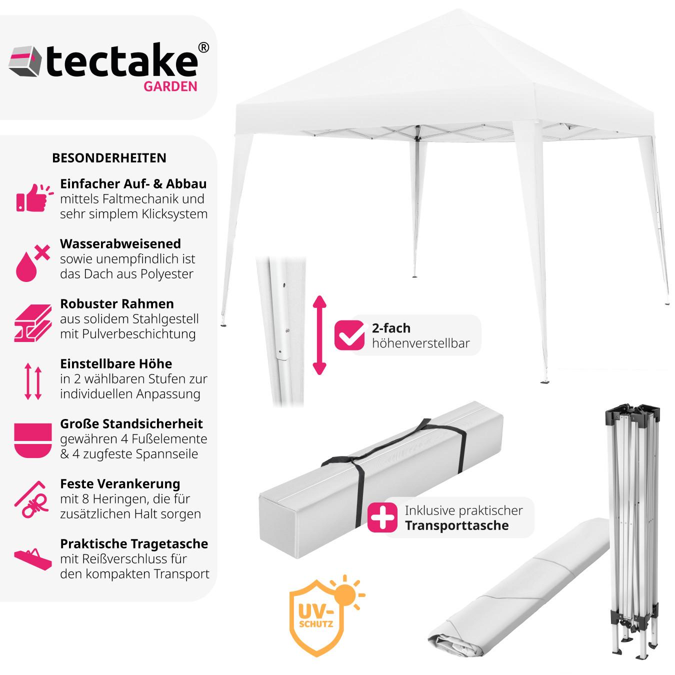 Tectake Gazebo pieghevole Linosa  