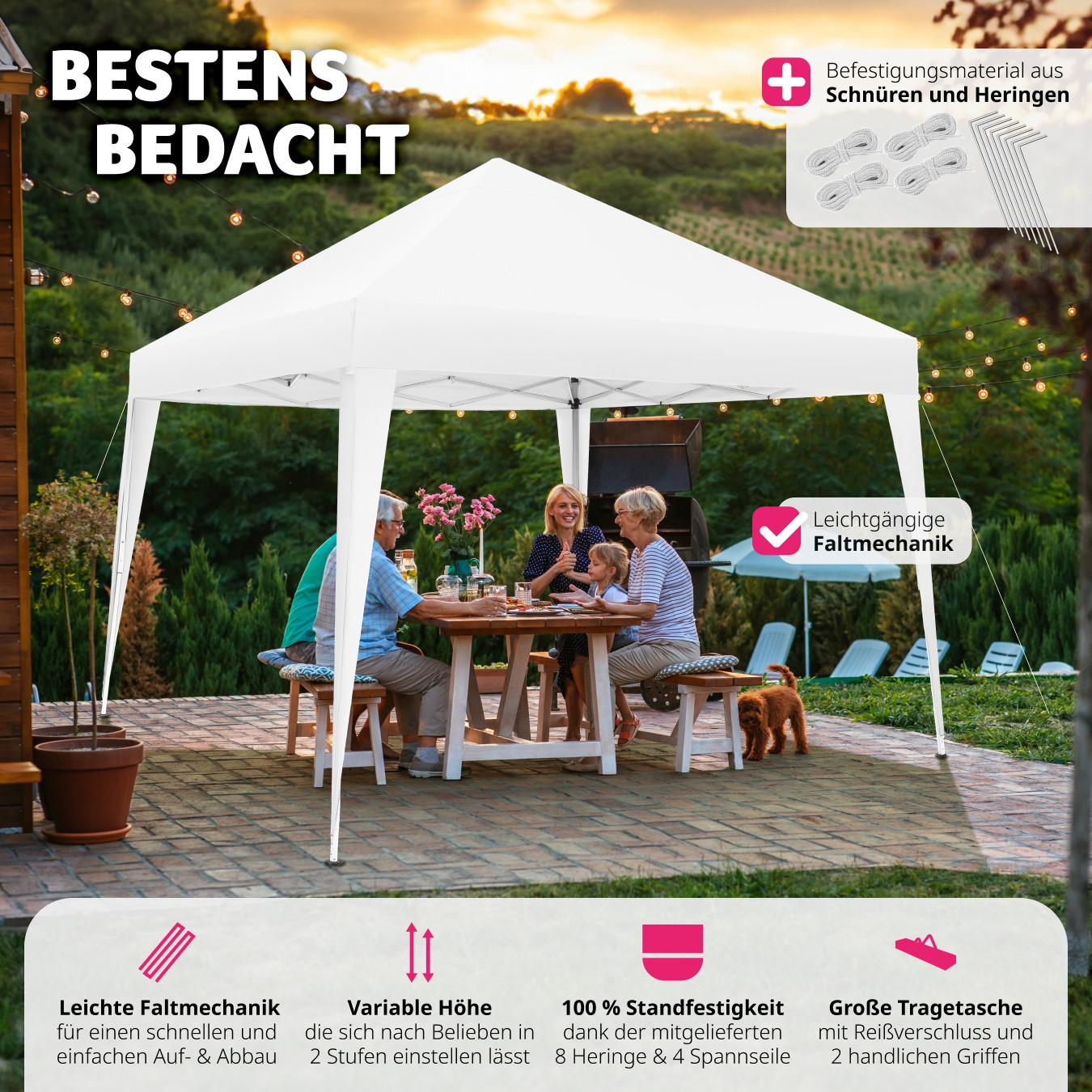 Tectake Gazebo pieghevole Linosa  