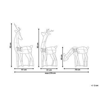 Beliani Dekoration aus Eisen Modern ANGELI  