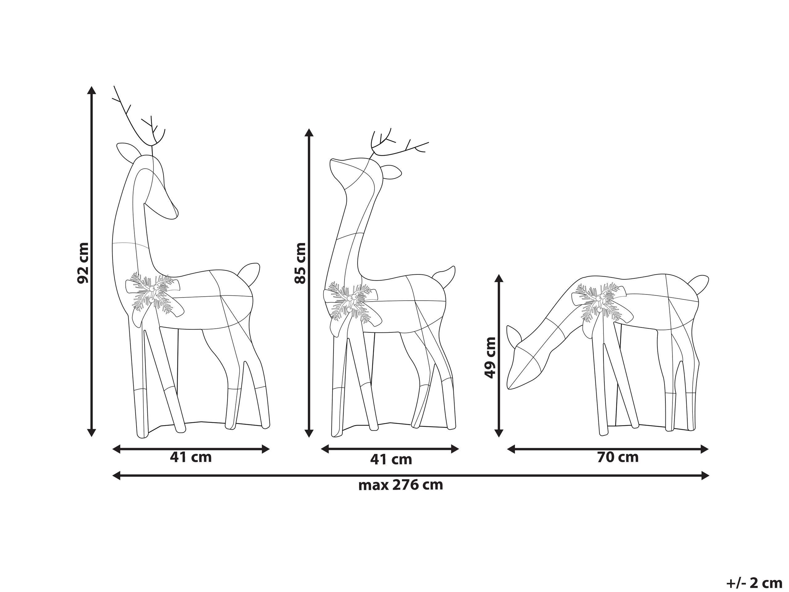 Beliani Decorazione per esterni en Ferro Classico ANGELI  
