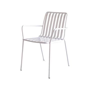 Poltrona in metallo white Gaby