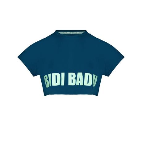 Bidi Badu  Abdominis Crop Move T-Shirt - petrol 