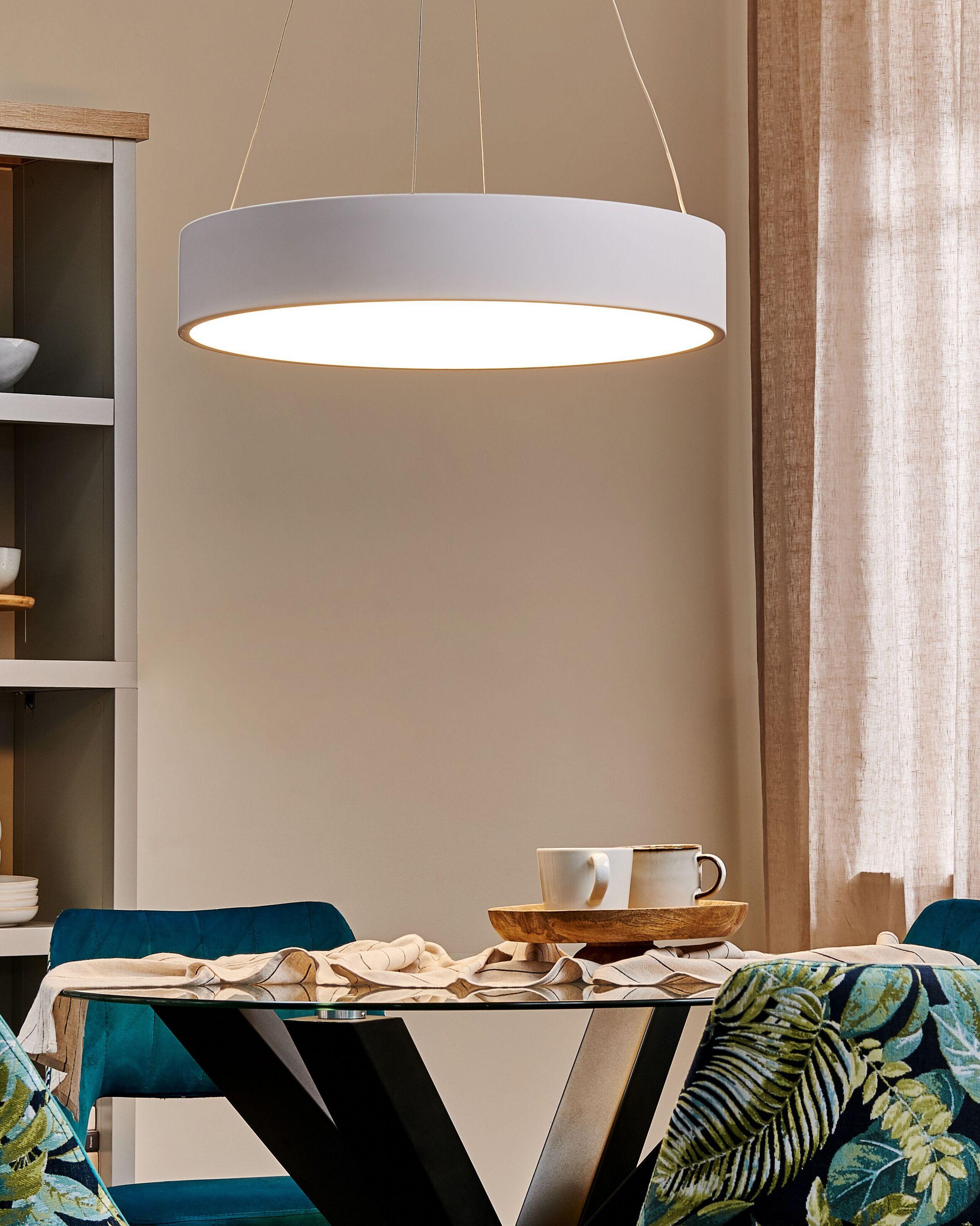 Beliani Lampe suspension en Acier Moderne LENYA  