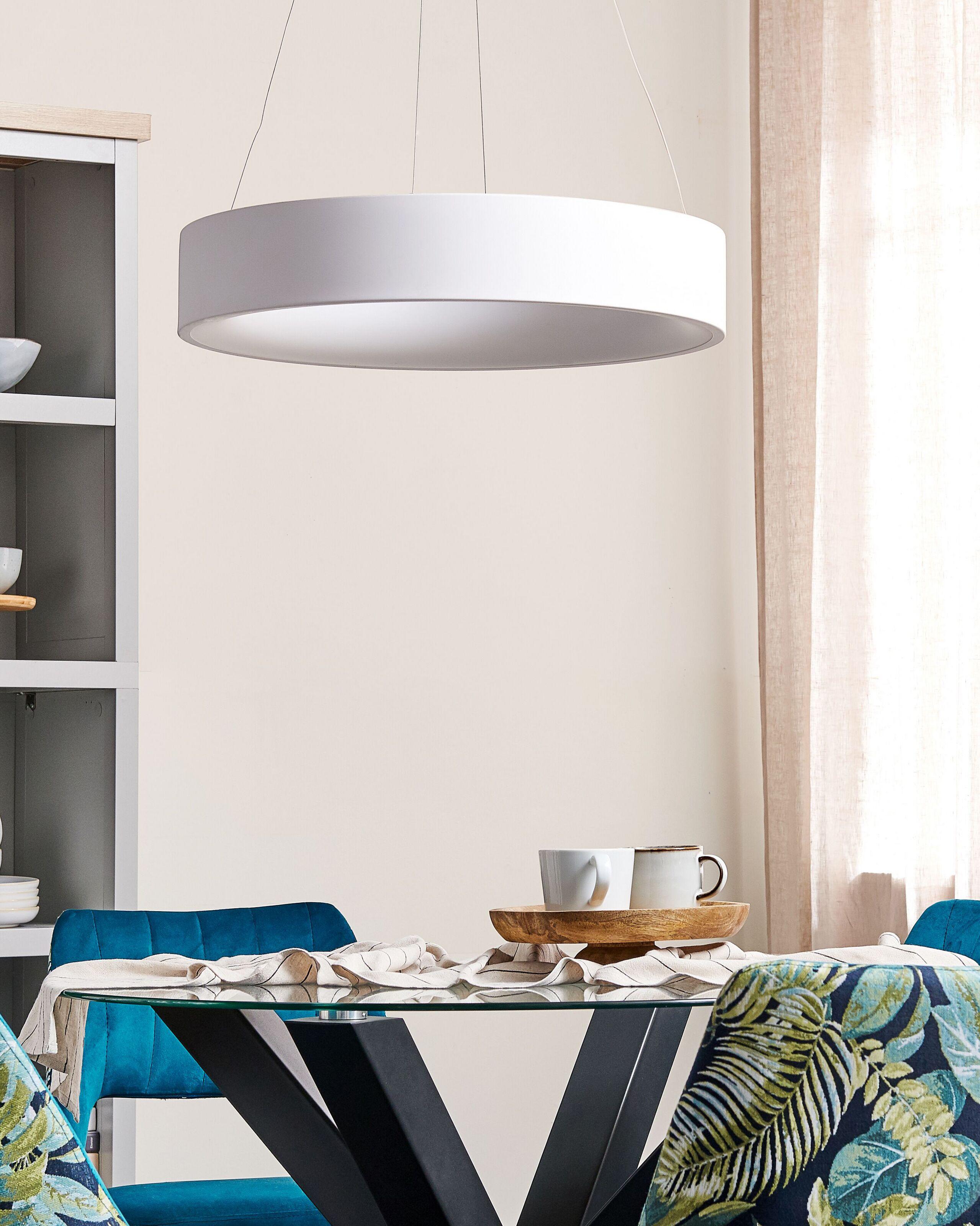 Beliani Lampe suspension en Acier Moderne LENYA  