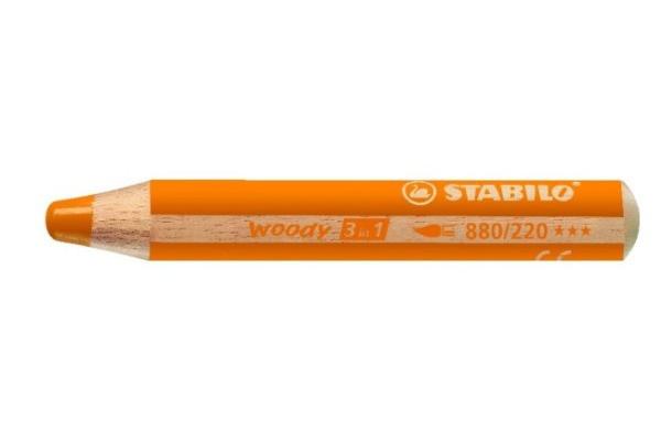 STABILO STABILO Farbstifte Woody 3 in 1 880/220 orange  