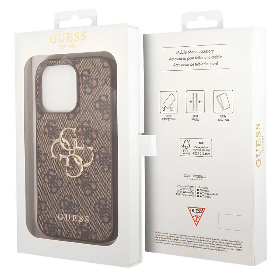 GUESS  Hülle Apple iPhone 15 Pro PU 4G Big 