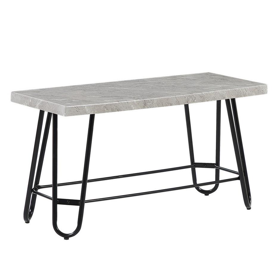 Beliani Set da pranzo en Fibra a media densità (MDF) Industriale KEMPTON  