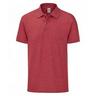 Fruit of the Loom Polo manches courtes TAILORED  Rouge Bariolé