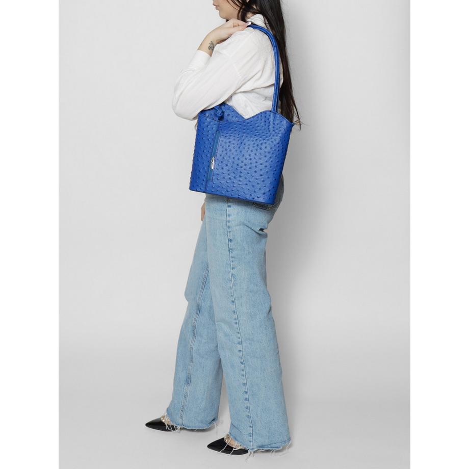 Gave Lux Straussenleder Umwandelbarer Rucksack  