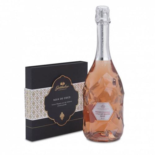 Gottlieber Hüppen Gottlieber Geschenkset Hüppen & Rosé Prosecco  