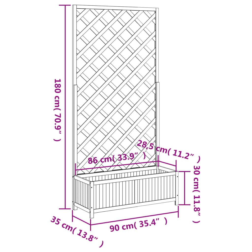 VidaXL Jardinière bois  