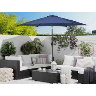 Beliani Marktschirm aus Stoff VARESE  