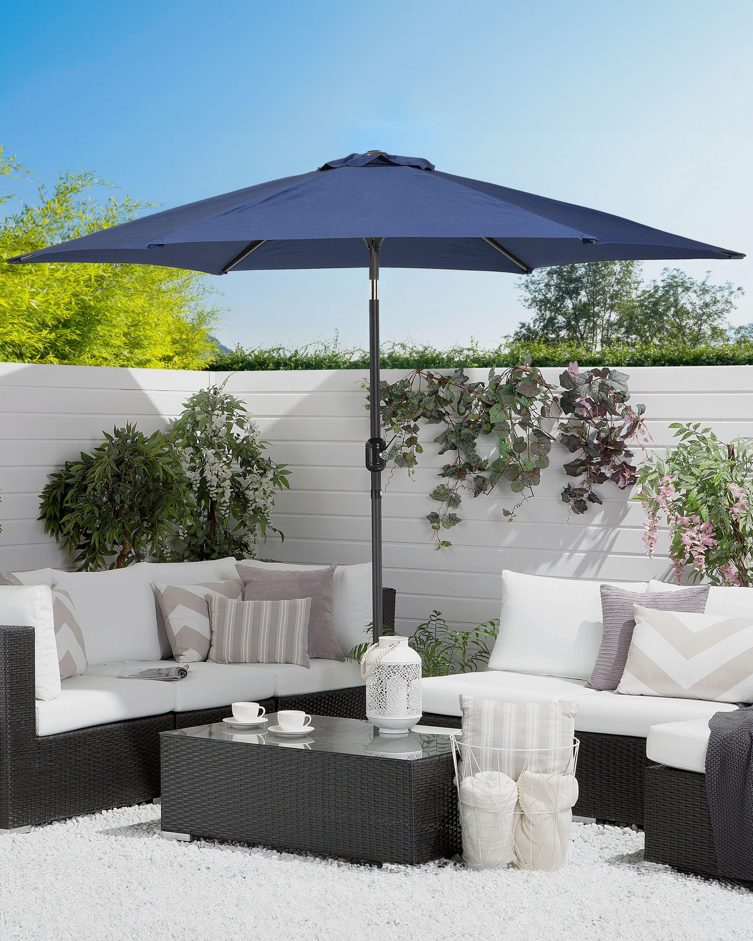 Beliani Ombrellone da esterno en Tessuto VARESE  