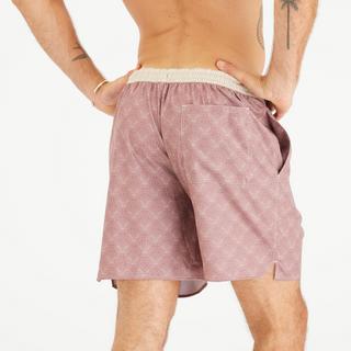 DECATHLON BS100L Boardshorts mit Blumenmuster  