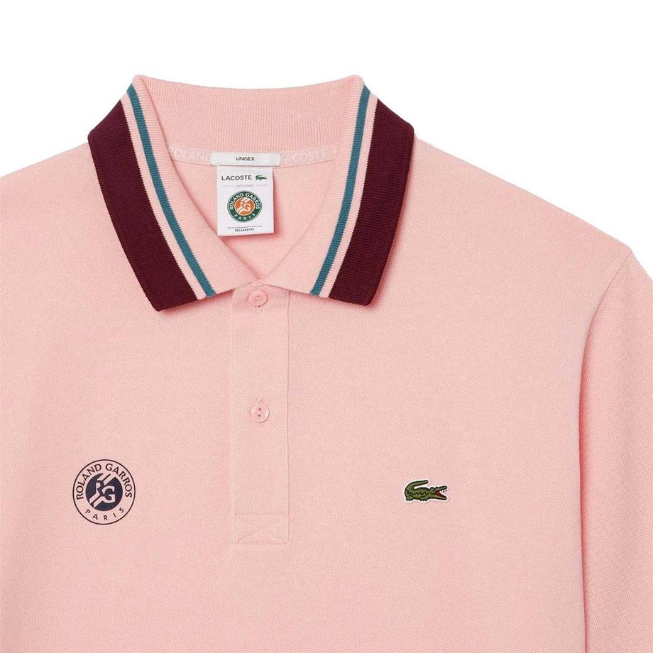 LACOSTE Roland Garros Poloshirt mit Seitenschlitzen  