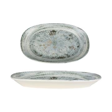 Assiette de service - Odette -  Porcelaine - lot de 2