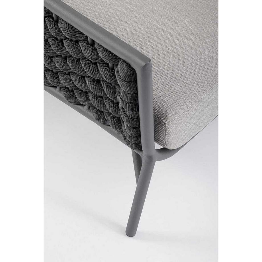 mutoni Daybed Everly mit Kissen graphit 166x153  