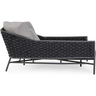 mutoni Daybed Everly con cuscino grafite 166x153  