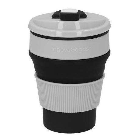 InnovaGoods Mug pliable avec couvercle - Silicone  