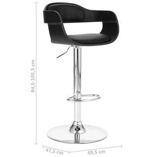 VidaXL Chaise de bar cuir artificiel  