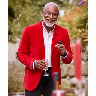 Joe Browns Blazer in velluto con dettagli a contrasto  