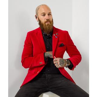 Joe Browns Blazer in velluto con dettagli a contrasto  