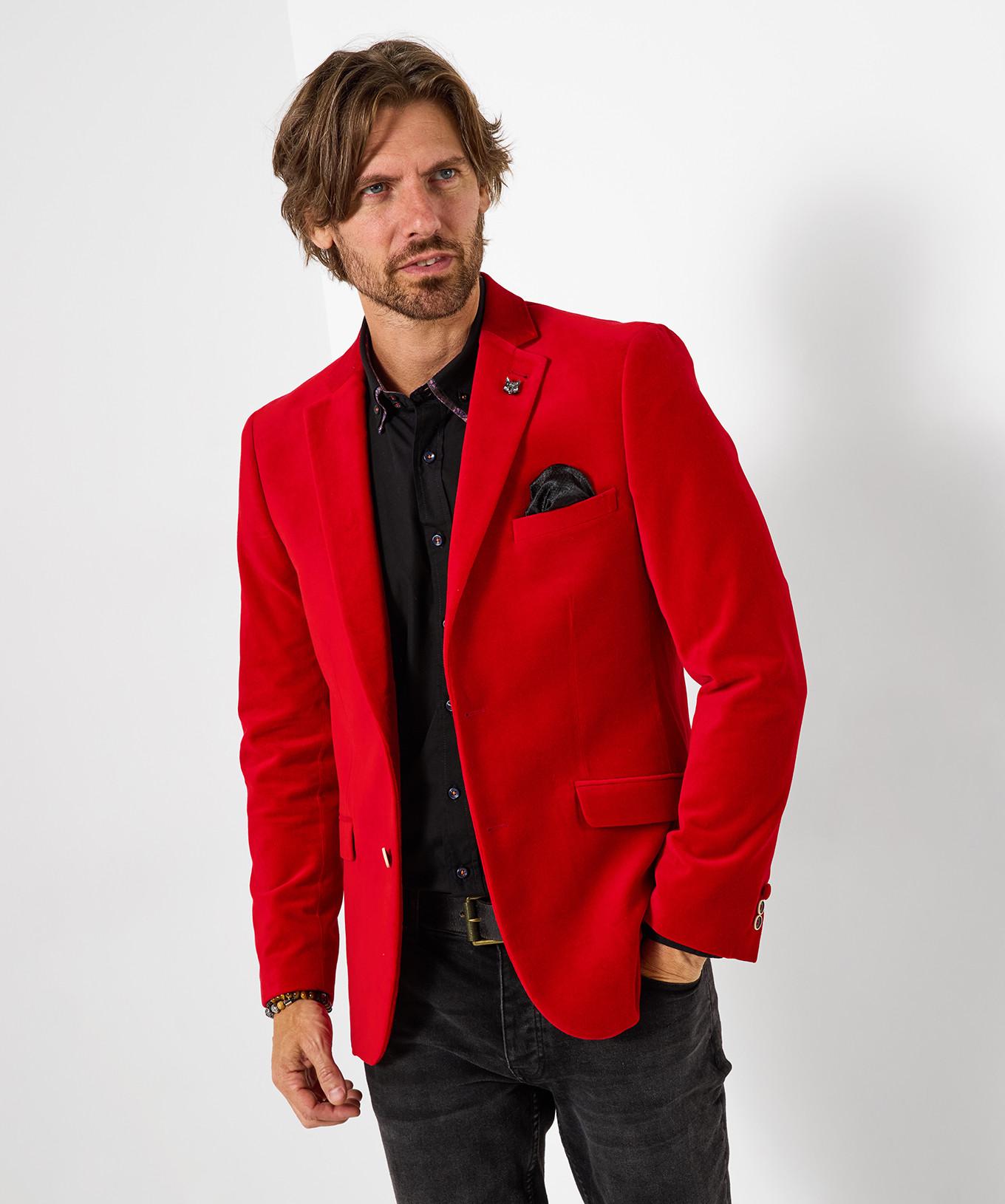 Joe Browns Blazer in velluto con dettagli a contrasto  