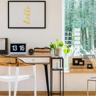 Northix Cassettiera in bambù e MDF 2 scomparti  