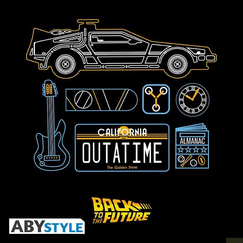 Abystyle  T-shirt - Retour vers le Futur - Delorean 