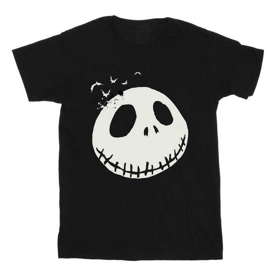 Maglietta Jack Skellington Viso Cotone Ragazze