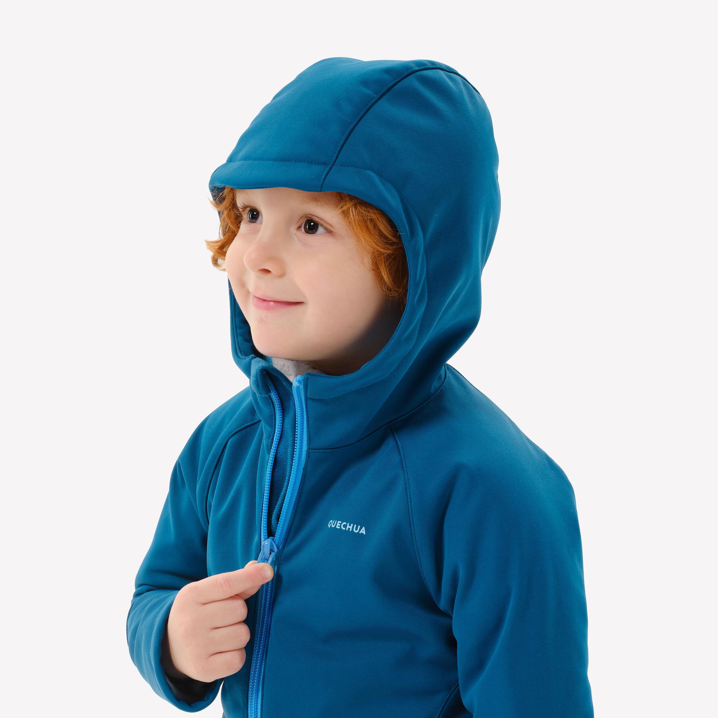 QUECHUA MH550 Kleinkinder Wander Softshelljacke  