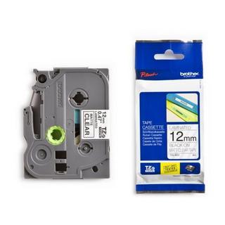 brother Nastro opaco Brother TZe TZe-M31 Colore Nastro: Trasparente (opaco) Colore carattere:Nero 12 mm 8 m  