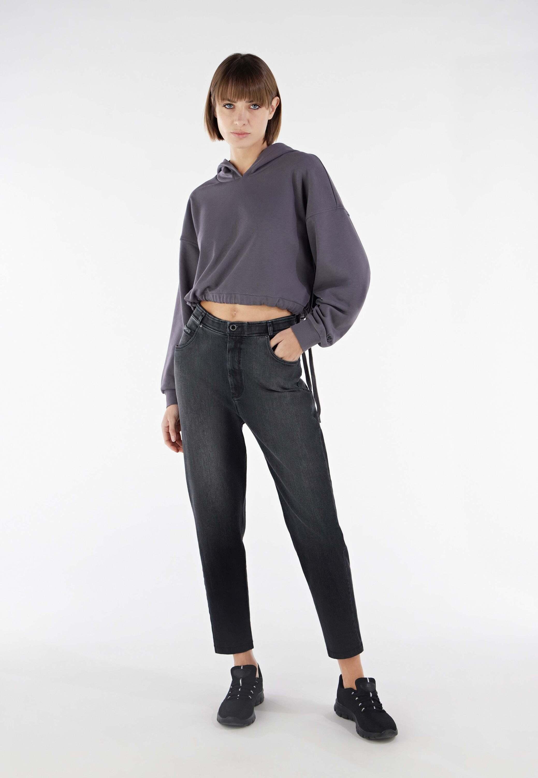 FREDDY Black High Waist Wide Leg Stretch Denim Jeans  