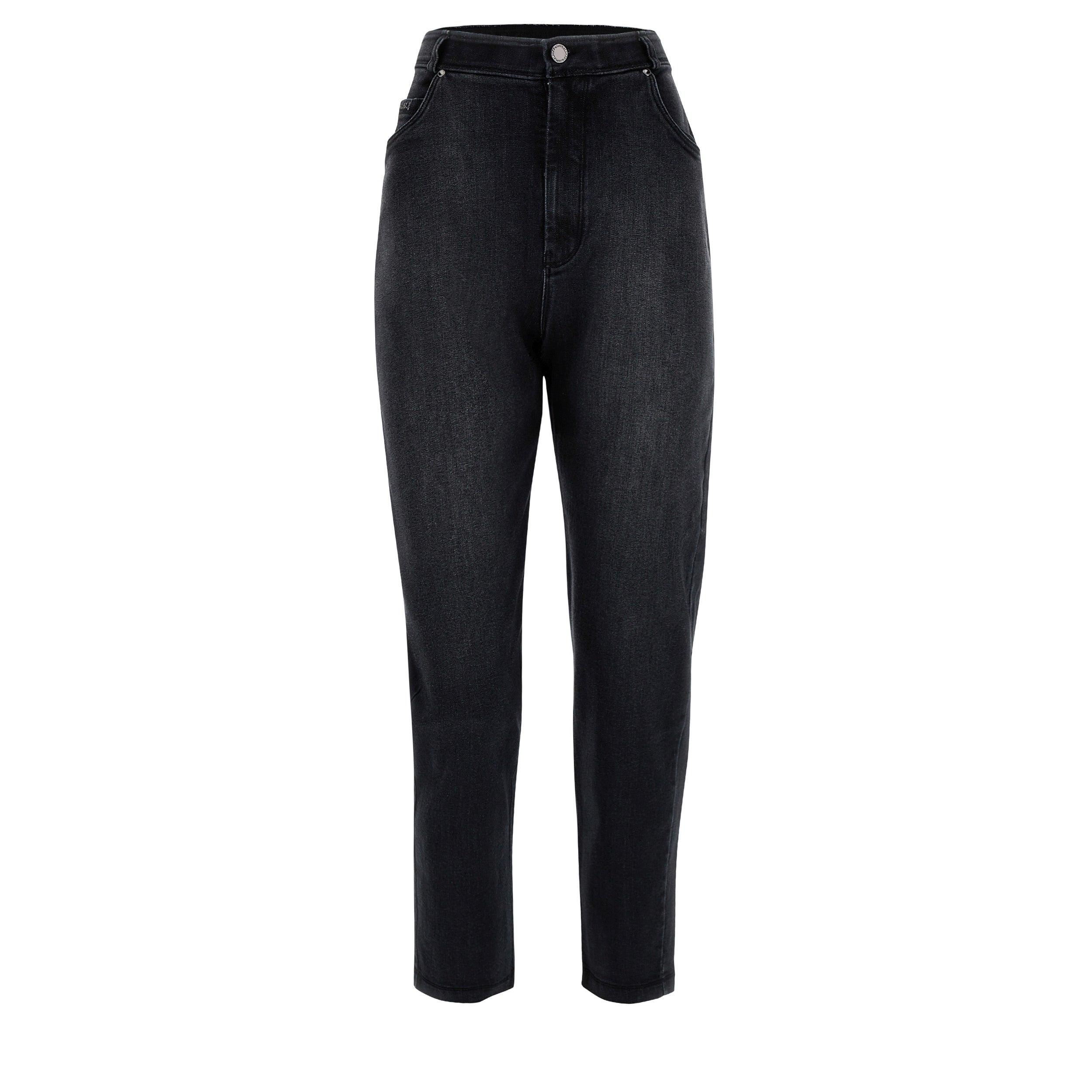FREDDY Black High Waist Wide Leg Stretch Denim Jeans  