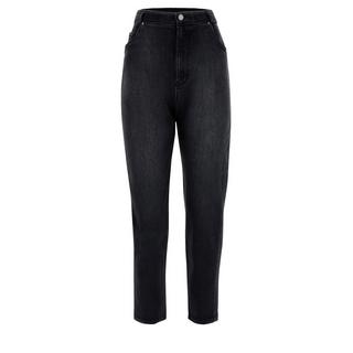 FREDDY Black High Waist Wide Leg Stretch Denim Jeans  