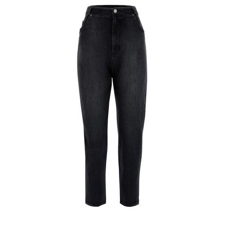 FREDDY Black High Waist Wide Leg Stretch Denim Jeans  