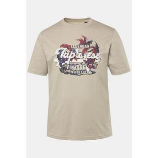 JP1880  T-shirt con mezze maniche e stampa sul petto, fino alla tg. 8XL 