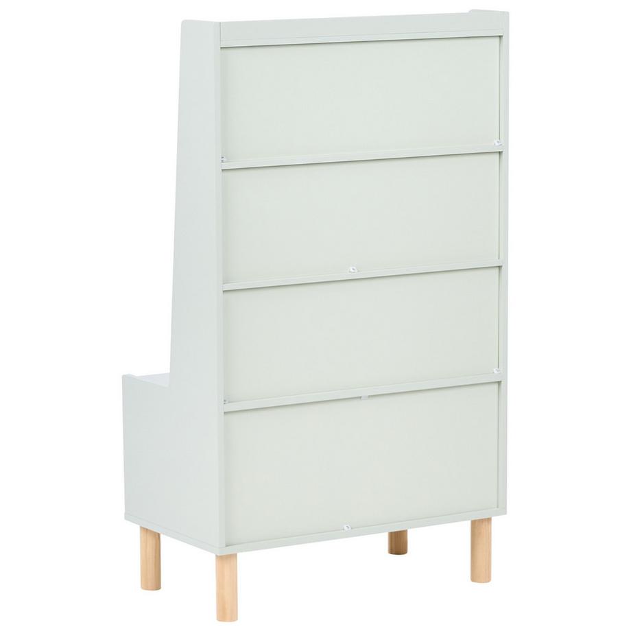 Beliani Bücherregal mit 3 Ebenen aus MDF-Platte Skandinavisch QUILPIE  