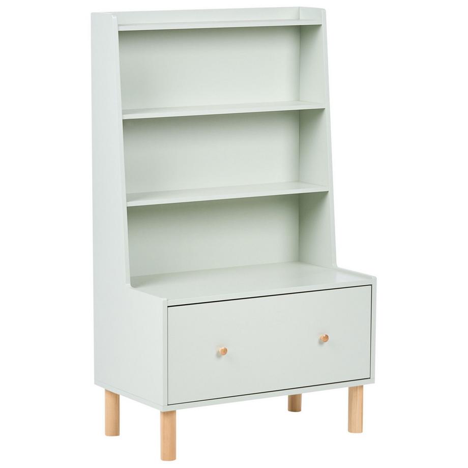 Beliani Bücherregal mit 3 Ebenen aus MDF-Platte Skandinavisch QUILPIE  