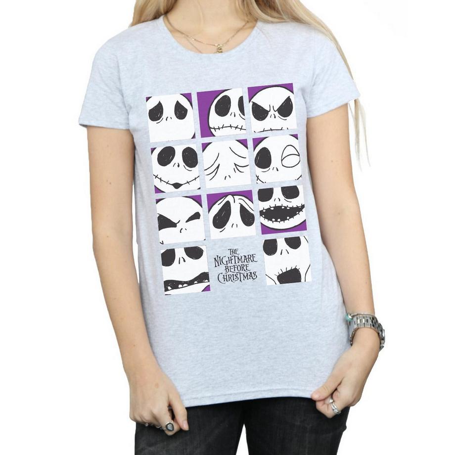 Disney Nightmare Before Christmas Many Faces Of Jack T-Shirt  