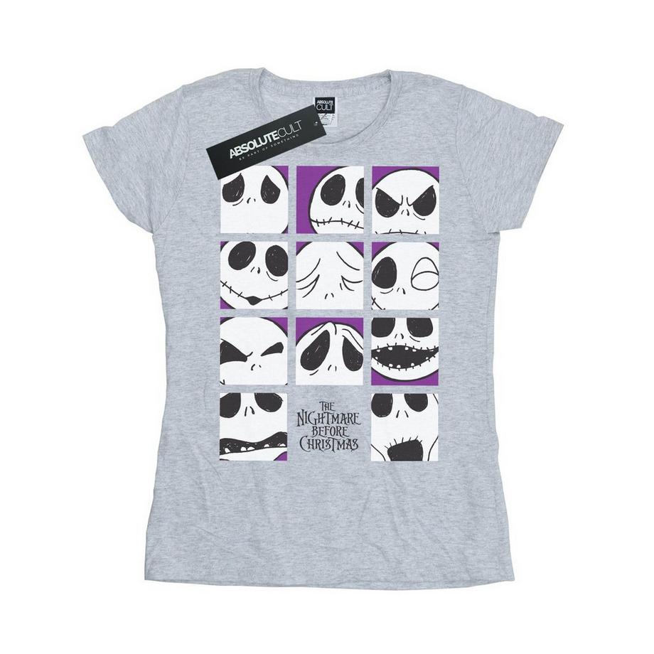 Disney Nightmare Before Christmas Many Faces Of Jack T-Shirt  